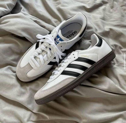 ADID samba white black suede quality fix