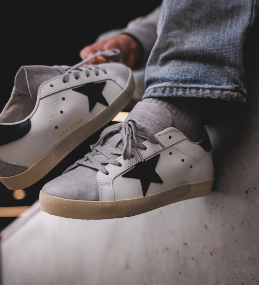 GOLDEN GOOSE SUPERSTAR TRAINER WHITE BLACK