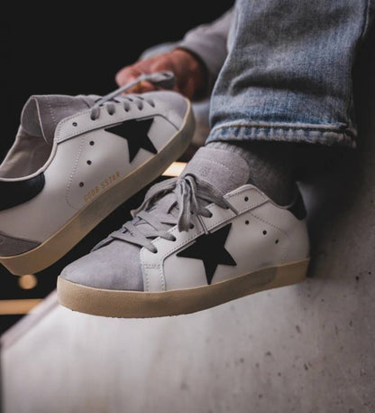 GOLDEN GOOSE SUPERSTAR TRAINER WHITE BLACK
