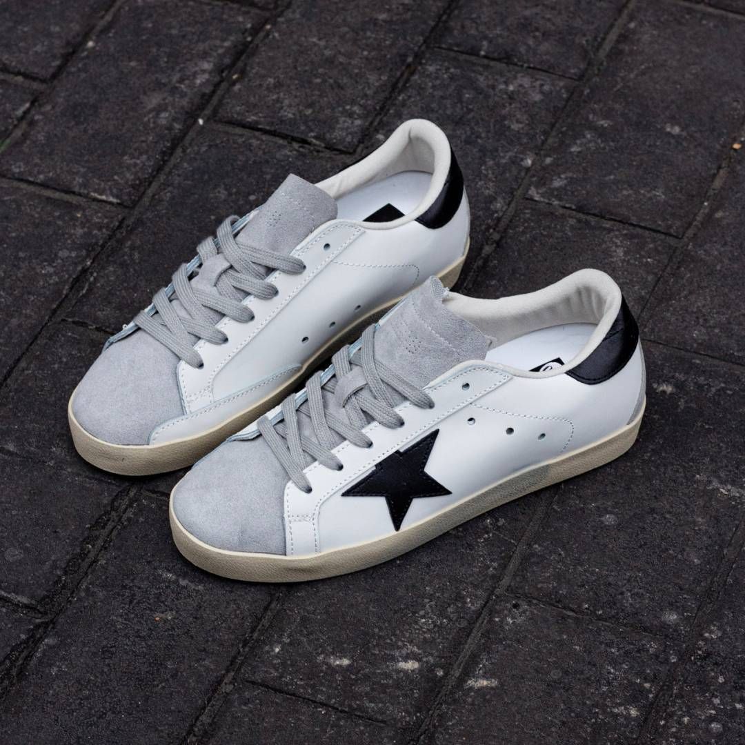 GOLDEN GOOSE SUPERSTAR TRAINER WHITE BLACK