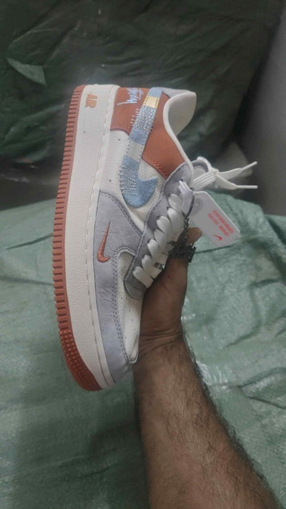 NIK_E AIR FORCE 1 LOW 07 X STUSSY ORANGE