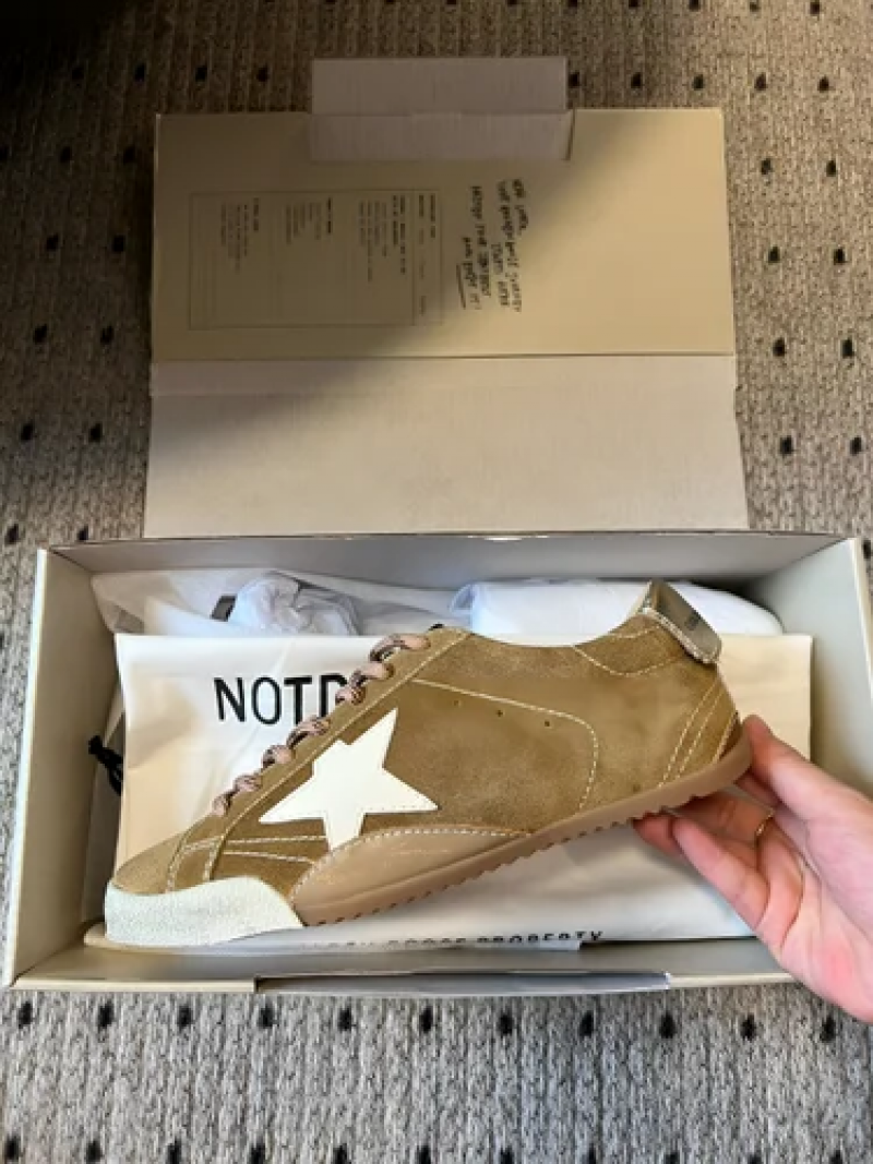 GOLDEN GOOSE TRUE STAR SNEAKER TOBACCO SUEDE BROWN