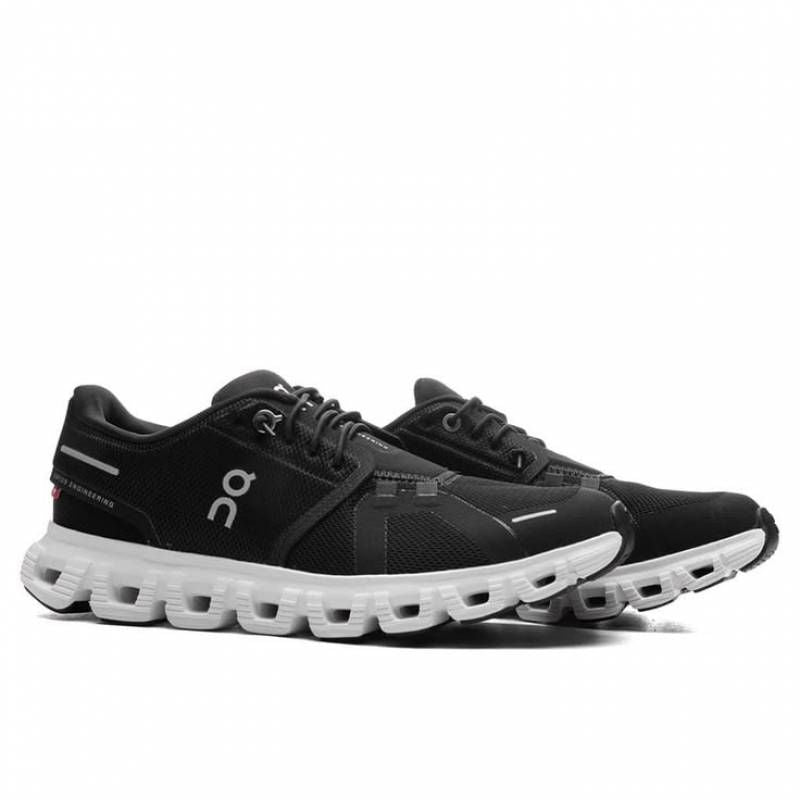 ON RUNNING CLOUD 6 BLACK WHITE