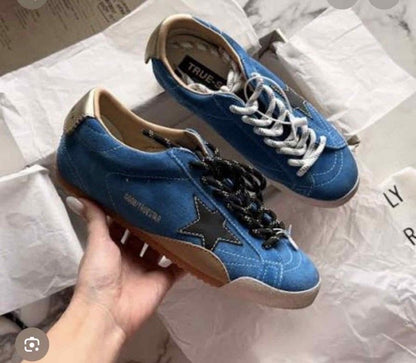 GOLDEN GOOSE TRUE STAR SNEAKER BLUE