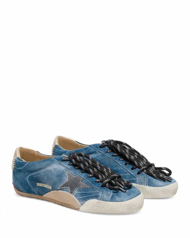 GOLDEN GOOSE TRUE STAR SNEAKER BLUE
