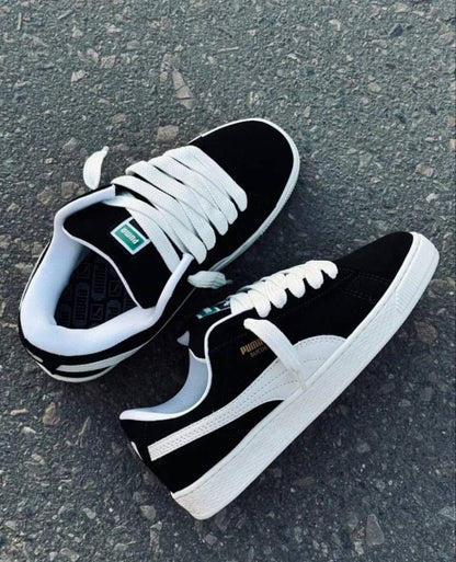 PUMMAA SUEDE XL BLACK WHITE FIX