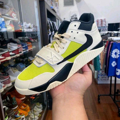 NIK  travis scott x jordan jumpman jack trainer bright cactus