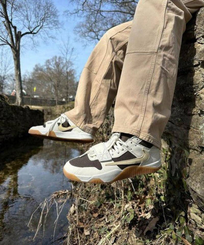 Travis Scott X Jordan Jumpman Jack Trainer Sail semi UA QUALITY