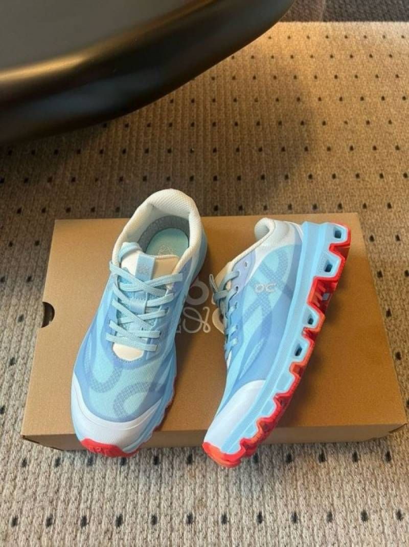 ON RUNNING CLOUD X LOEWE BLUE RED WHITE