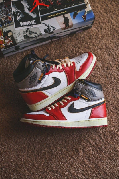 NIKKE union x air jordan 1 chicago shadow
