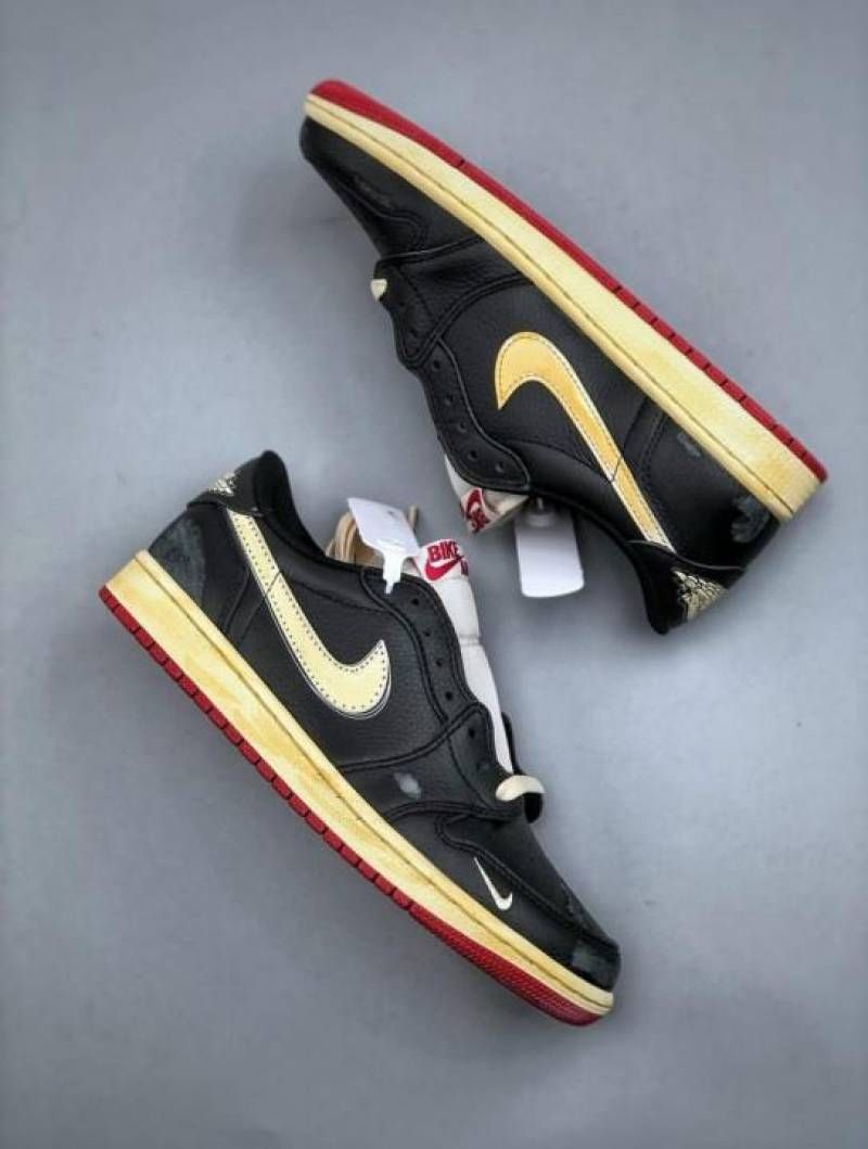 NIKKE JORDANN 1 LOW BIKE X NIGEL SYLVESTER BETTER WITH TIME SEMI UA FIX