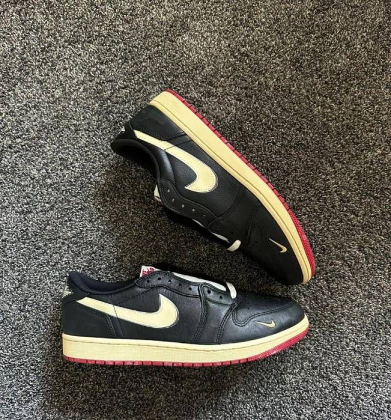 NIKKE JORDANN 1 LOW BIKE X NIGEL SYLVESTER BETTER WITH TIME SEMI UA FIX