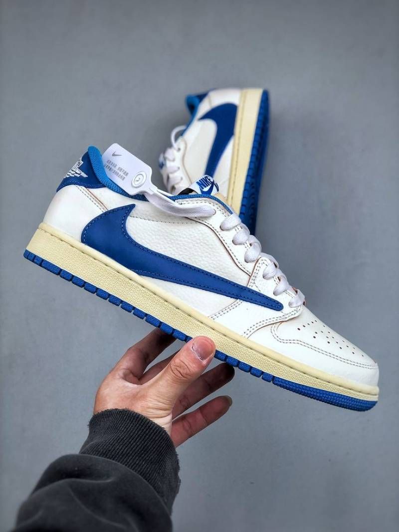 Air jordan retro 1 x travis scott fragment heat no plastic cover