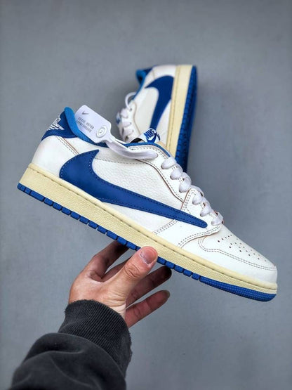 Air jordan retro 1 x travis scott fragment heat no plastic cover