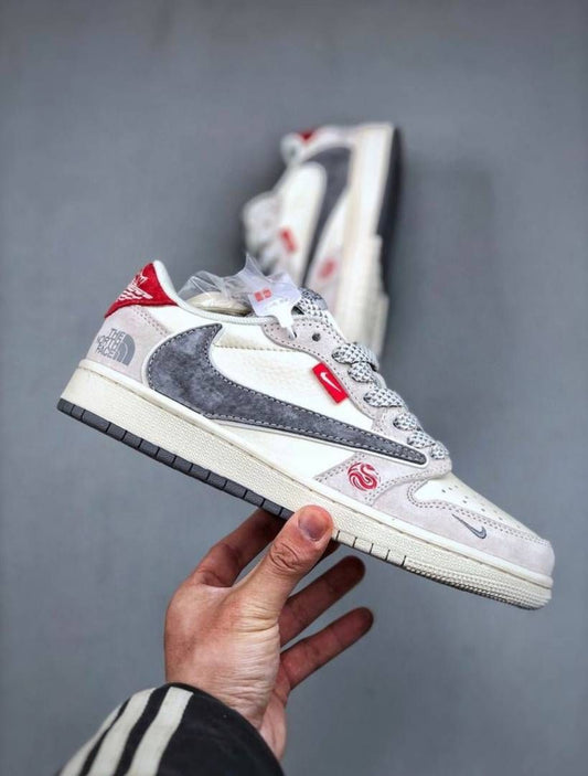 Nik Air Jordan 1 Low X Travis Scott X North Face