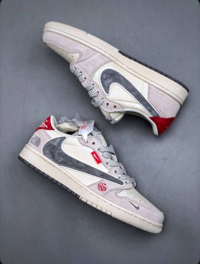 Nik Air Jordan 1 Low X Travis Scott X North Face