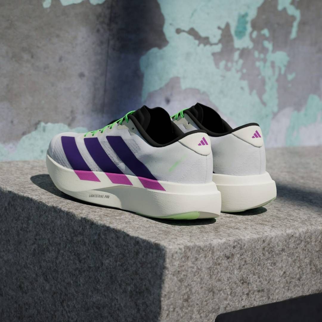 Adiddas Adizero Evo SL White Purple Lime