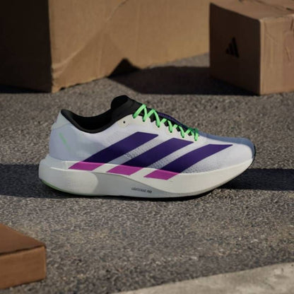 Adiddas Adizero Evo SL White Purple Lime