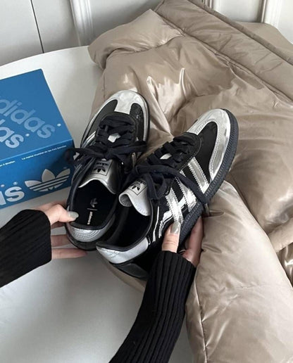 ADIDDAS SAMBA x ATMOS TUXEDO black silver