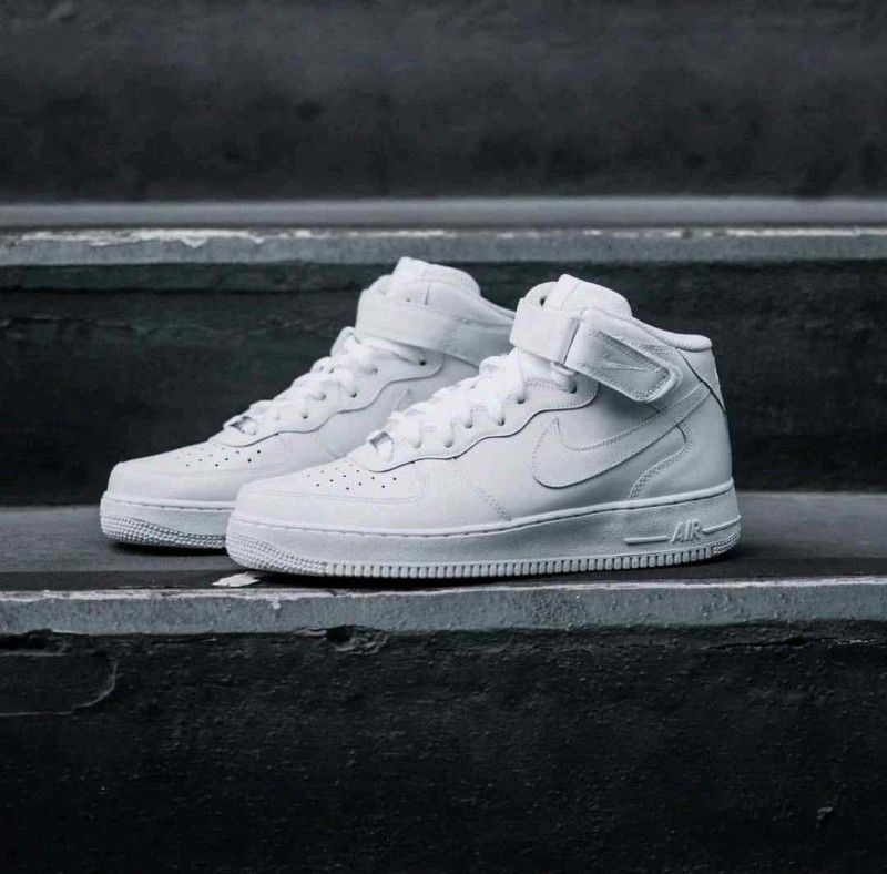 NIK AIRFORCE 1 HIGH long  GENUINE LEATHER NO DUST BAG