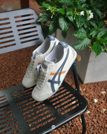 _onitsukka tiger mexico 66 shoes white navy orange