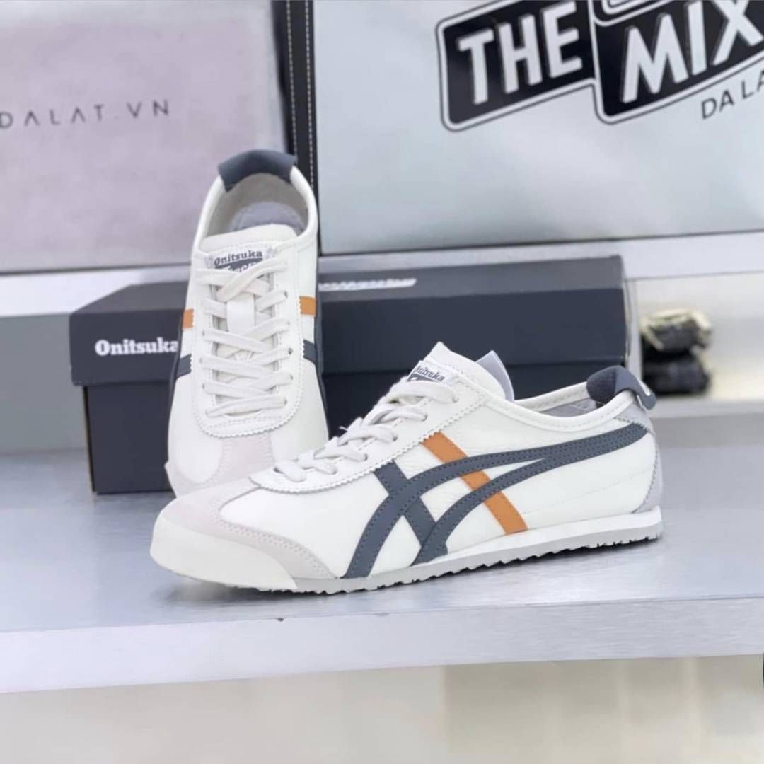 _onitsukka tiger mexico 66 shoes white navy orange
