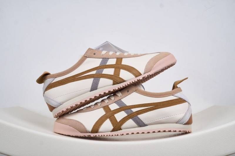 ONISUKA TIGAR MEXICO 66 CREAM KHAKI CARBON SNEAKER