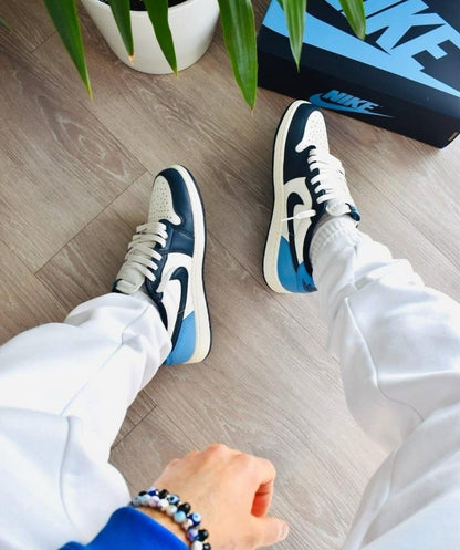 nik air jordan 1 low og obsidian blue