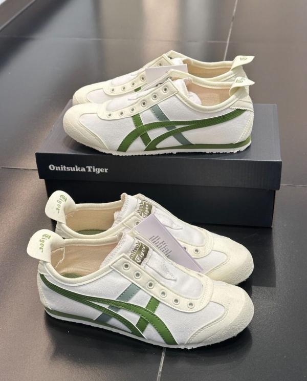 Onitsuk.a Tiger Mexico 66 Slip On White Green Semi UA