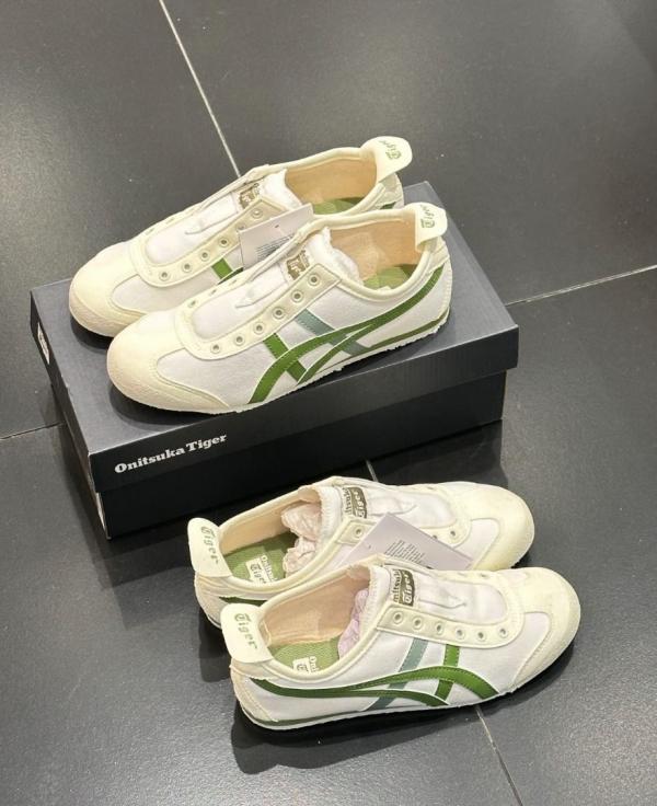 Onitsuk.a Tiger Mexico 66 Slip On White Green Semi UA