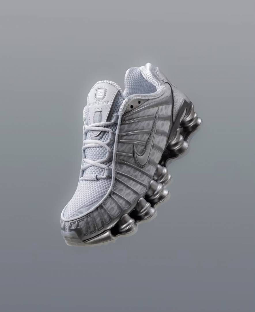 NIKKE SHOX TL GREY METALLIC SILVER