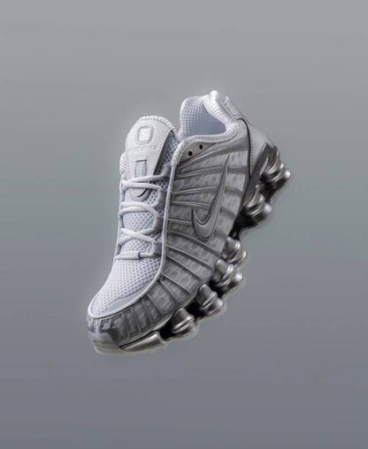 NIKKE SHOX TL GREY METALLIC SILVER