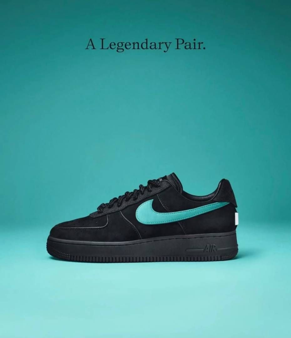 NIKKEE AIRFORCE 1 LOW TIFANY AND CO SEMI UA