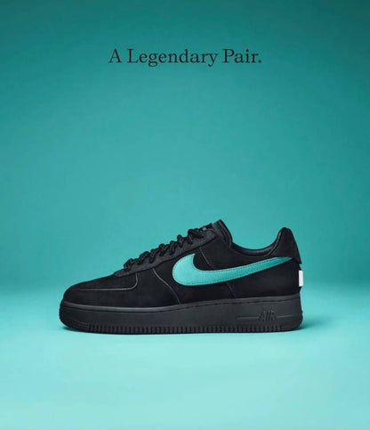 NIKKEE AIRFORCE 1 LOW TIFANY AND CO SEMI UA