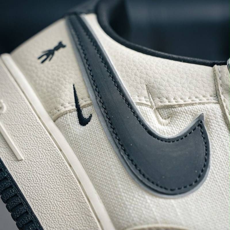 NIKKE AIRFORCE 1 VIOLENT BEAR JOINT LINEN BLACK BEIGE