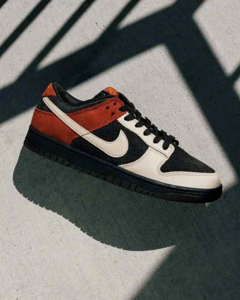 Nikkee Dunk Low Red Panda Brown Suede