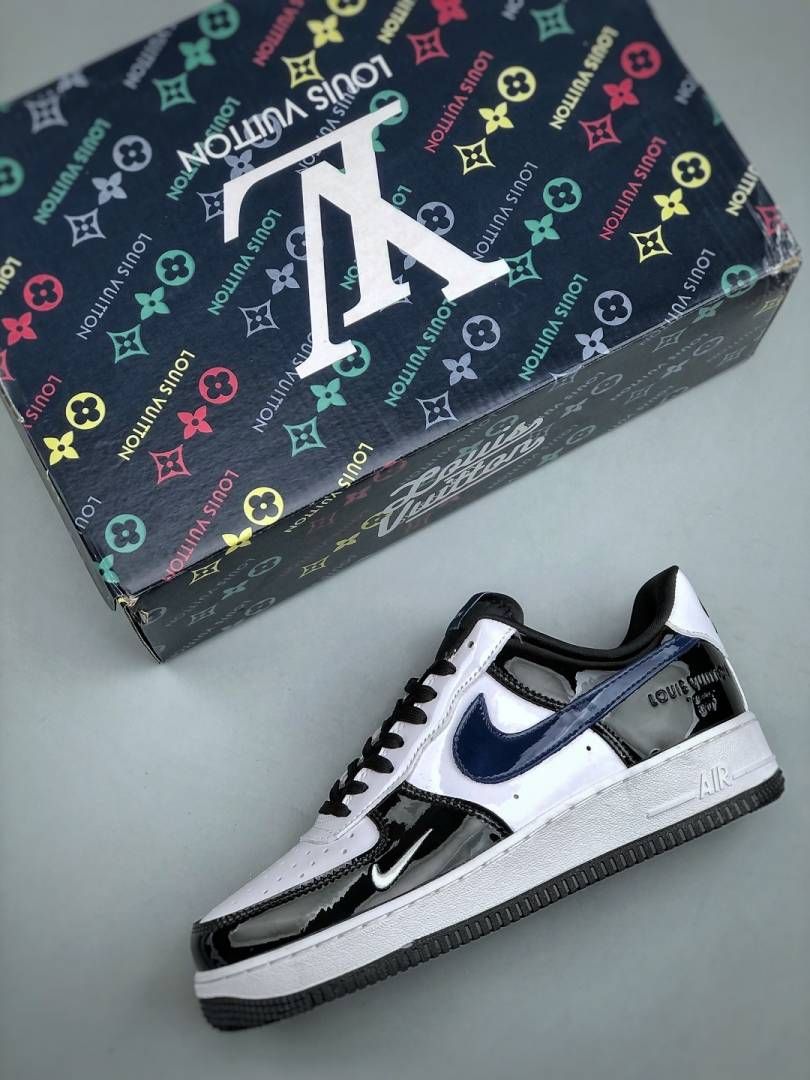 NIKKE AIRFORCE 1 LOW PATENT X LOIUS VUTTON
