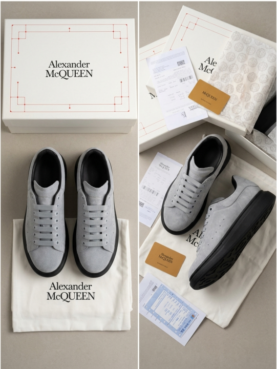 Alexander McQuueen All Suede Grey