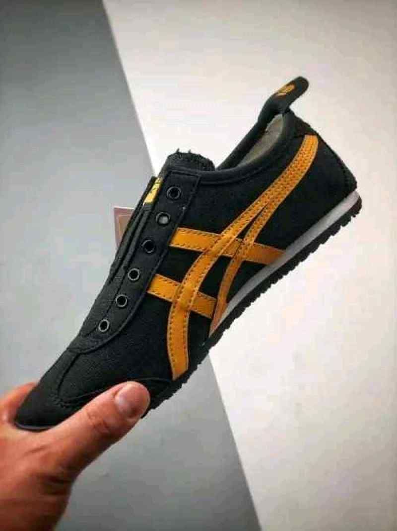 onitsukkaa tiger Mexico 66 Slip On Black Yellow fix