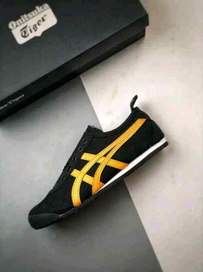onitsukkaa tiger Mexico 66 Slip On Black Yellow fix