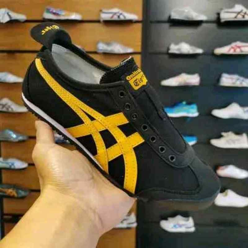 onitsukkaa tiger Mexico 66 Slip On Black Yellow fix