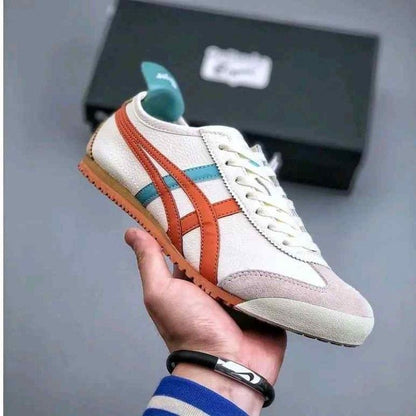 Onitsukkaa TIGER MeXico 66 CREAM PIQUANT ORANGE fix LACEUP