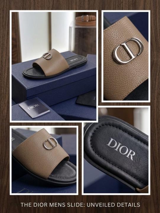 DIO.R PREMIUM LEATHER CHAPPAL BEIGE 042