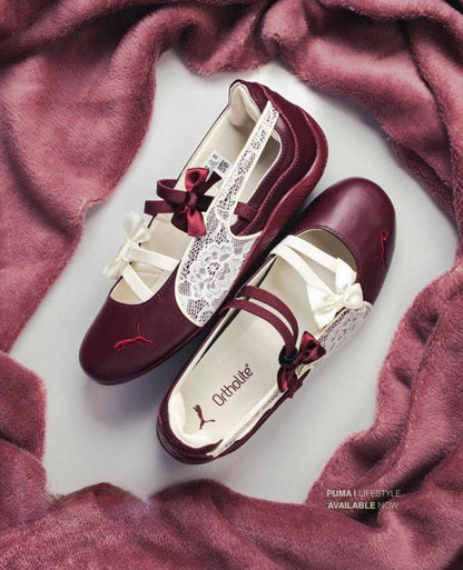 PUMMA SPEEDCAT BALLET LACE RUBY SHIMMER