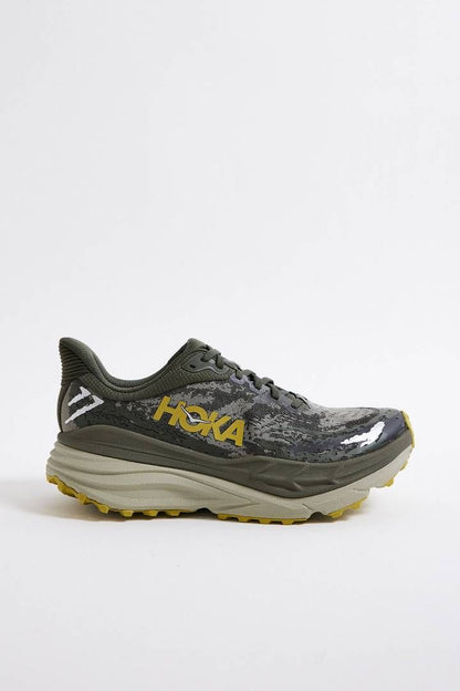 HOKA Stinson 7 in the Olive HazeForest Cover