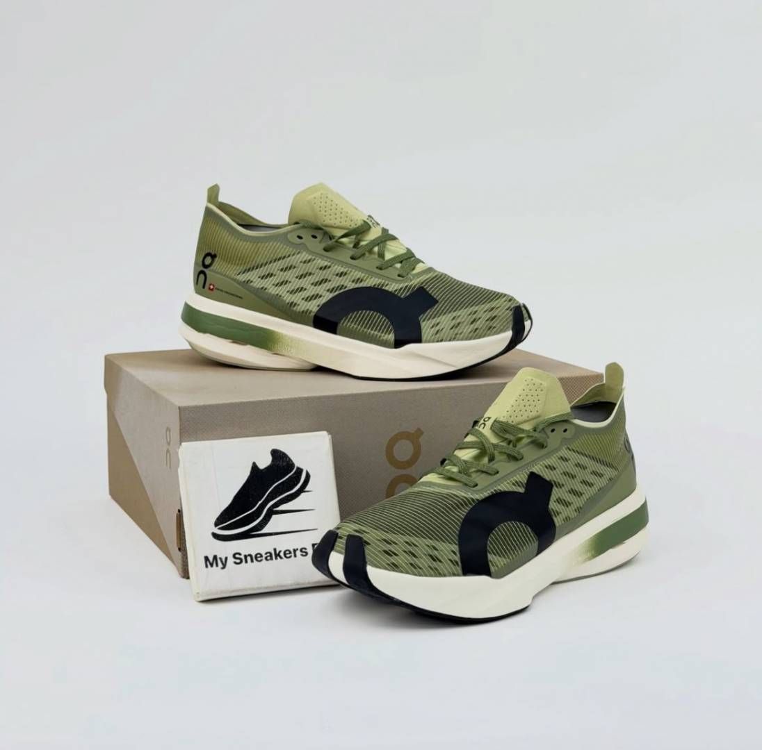 On Cloudboom Strike Olive Green