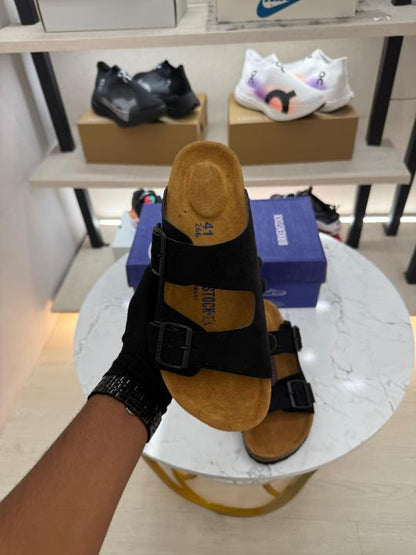 Birkenstock Arizona black suede