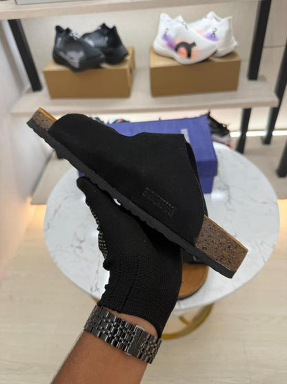 Birkenstock Arizona black suede