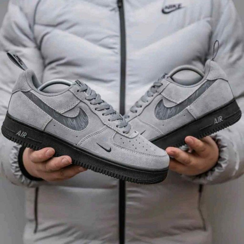 Nikkee airforce 1 07 lv8 se reflective swoosh cool grey