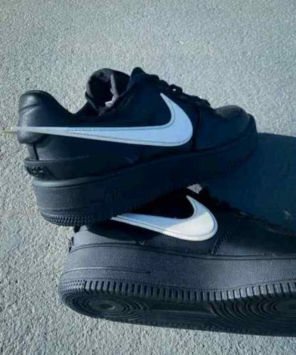 nikkee airforce 1 x ambush BLACK WHITE